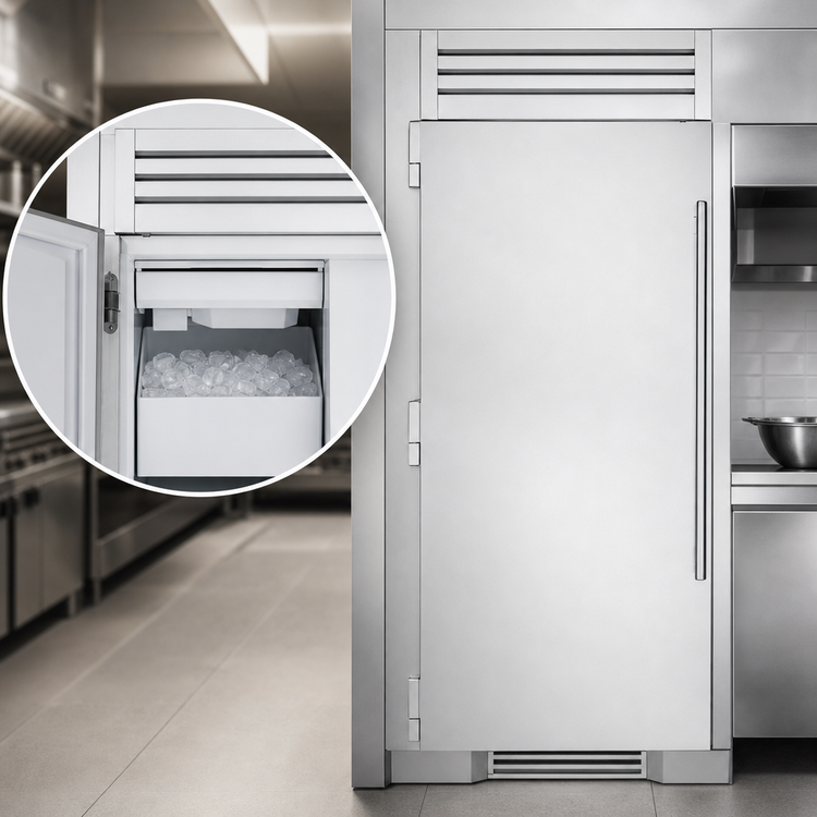 Product image #3 for True Residential 36-Inch Upright Freezer Column with Built-In Ice Maker