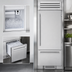 Thumbnail image #3 for 30-Inch Upright 1-Section Reach-In Refrigerator/Freezer Column with Built-In Ice Maker, Stainless Steel