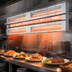 Thumbnail image #3 for Hatco Glo-Ray GRAM-108D3 Aluminum Max Watt Dual Infrared Strip Heater, 108-Inch, Unlighted, 3-Inch Spacer