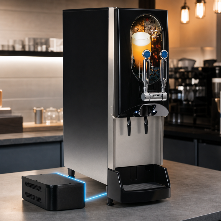 Product image #3 for Nitron 2-Flavor Countertop Cold Draft Coffee Dispenser with Gas Module