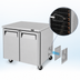 Thumbnail image #3 for Turbo Air M3 Two-Section Undercounter Refrigerator, 9.0 Cu. Ft., Self-Contained Rear-Mount, Stainless Steel, Solid Swing Doors