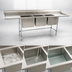 Thumbnail image #3 for Eagle Group S16 Series 3-Compartment Stainless Steel Sink with Left and Right Drainboards, 115-Inch W x 27-Inch D