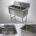 Thumbnail image #3 for John Boos Pro-Bowl 2-Compartment 14-Gauge Stainless Steel Sink with 24