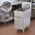 Thumbnail image #3 for Omcan USA 16-Inch Natural Gas Open Pot Floor Fryer, 40-50 lb Oil Capacity