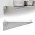 Thumbnail image #3 for Eagle Group Left Single-Knob Stainless Steel Shelf Bracket for Cantilevered Shelving, 14-Inch