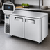 Thumbnail image #3 for Turbo Air J Series Narrow Side-Mount Undercounter Freezer, 11.31 Cu. Ft., 2-Section, 2 Stainless Steel Doors