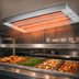 Thumbnail image #3 for Hatco Glo-Ray® 108-Inch Unlighted Infrared Strip Heater with Double Heater Rod Housing, 3700W, Aluminum