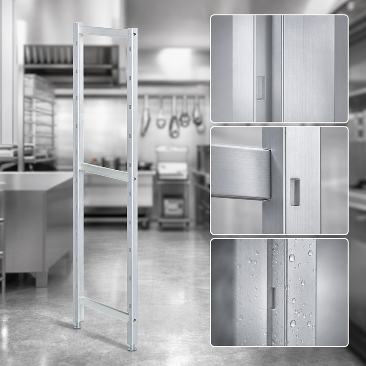 Product image #3 for Fermostock 66-Inch Stationary Commercial Shelving Upright, 18-Inch Deep