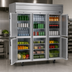 Thumbnail image #3 for Beverage-Air Horizon Series Three-Section Top-Mount Reach-In Refrigerator with Six Half-Solid Doors, 71.52 Cu. Ft.