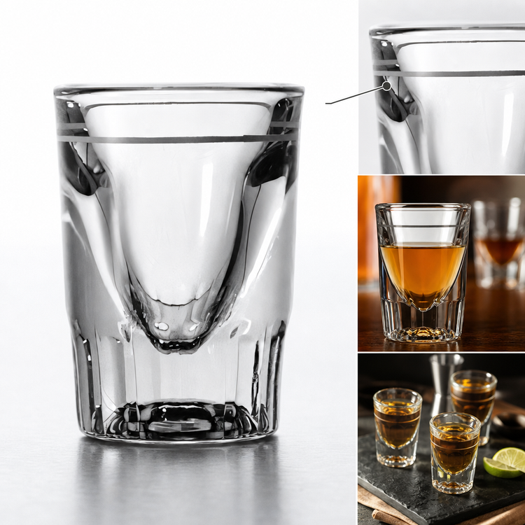 Product image #3 for Anchor Hocking Foodservice 1-1/2 oz Clear Whiskey Glass, 2-1/4" Dia. x 2-7/8" H, Case of 48
