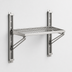 Thumbnail image #3 for Eagle Group Adjustable Post Wire Wall Mount Prepackaged End Unit for 14-Inch Deep Shelf, Stainless Steel