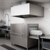 Thumbnail image #4 for Avtec SimpleSpec Type II Ceiling-Mounted Dishwasher Canopy Hood with Exhaust Collar, 84 x 48 x 24 Inches, Fits 66-Inch Conveyor Dish Machines
