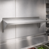 Thumbnail image #3 for BK Resources T-430 Economy Wall-Mounted Stainless Steel Shelf, 72 Inch x 12 Inch