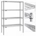 Thumbnail image #3 for Eagle Redi-Pak 5-Tier Stationary Wire Shelving Unit, 36