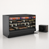 Thumbnail image #3 for Fusion® 75-3/8-Inch Countertop Refrigerated Self-Service Display Case with 3 Solid Shelves, Remote DX