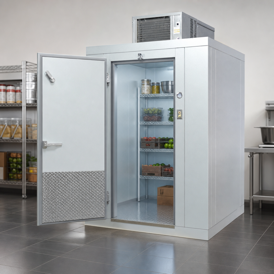 Indoor Walk-In Cooler With Floor