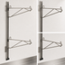 Thumbnail image #3 for Eagle Group Valu-Gard Adjustable Post Wire Wall Mount End Unit Kit for 14-Inch Shelves