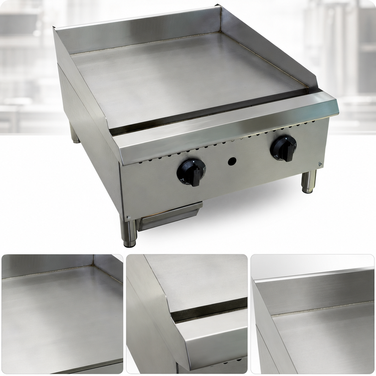 Product image #3 for Comstock-Castle 36-Inch Countertop Gas Griddle with Manual Controls