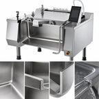 Thumbnail image #3 for Firex (Middleby) Betterpan UDBRE038AV1 Electric Tilting Skillet Pressure Braising Pan, 38 Gallon, Programmable Touch Screen
