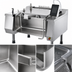 Thumbnail image #3 for Betterpan UDBRE038AV1 Electric Tilting Skillet Pressure Braising Pan, 38 Gallon Capacity
