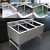 Thumbnail image #3 for Omcan Triple-Compartment Under Bar Sink with No Drain Boards