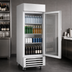 Thumbnail image #4 for Beverage Air Horizon Series 1-Section Reach-In Refrigerator with Right-Hand Hinged Glass Door, 19.08 Cu. Ft., Bottom-Mounted Self-Contained