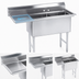 Thumbnail image #3 for Advance Tabco Special Value Series 2-Compartment Fabricated Sink with Left Drainboard, 18 x 24 Inch Bowls, 16 Gauge 304 Stainless Steel