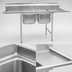 Thumbnail image #3 for Eagle 314 Series Two-Compartment 304 Stainless Steel Sink with Right-Hand 24 Inch Drainboard — 66.75 Inches W x 31.75 Inches D