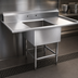 Thumbnail image #3 for Eagle Group Spec-Master FN Series 1-Compartment Sink with 36-Inch Right Drainboard, 55-1/2 x 27 Inch