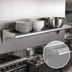 Thumbnail image #3 for Eagle Group 36 Inch x 12 Inch Wall-Mounted 16-Gauge 430 Stainless Steel Shelf