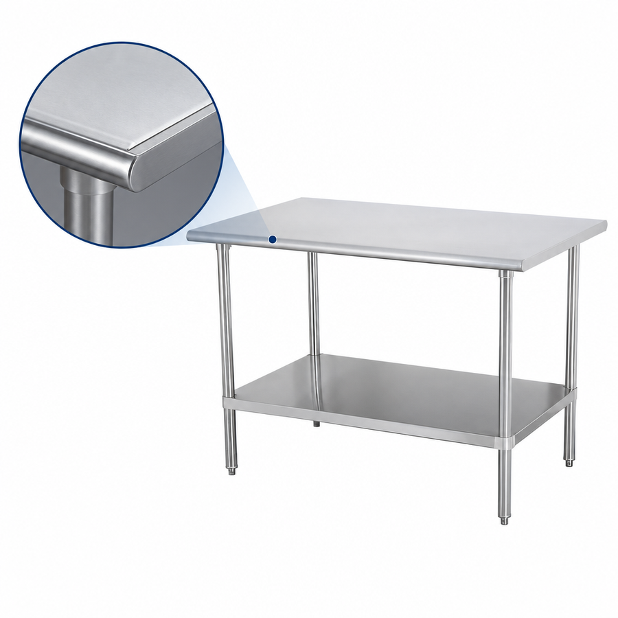 Reinforced Stainless Steel Top