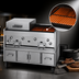 Thumbnail image #3 for Titan KC-60-RAD 60-Inch Countertop Gas Smoke Broiler Charbroiler with Cast Iron Radiants