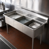 Thumbnail image #3 for Sapphire Manufacturing 3-Compartment Stainless Steel Commercial Sink with 18