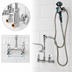 Thumbnail image #3 for Krowne Royal Series 8-Inch Center Wall Mount Utility Spray with Add-On Faucet