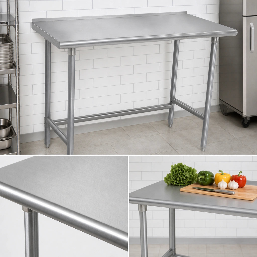 16-Gauge 304 Stainless Steel Top