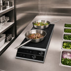 Thumbnail image #3 for Hatco Quick Ship IRNGPC2F36650 2-Burner Countertop Induction Range, Front-to-Back, Programmable Digital Controls, 208-240V