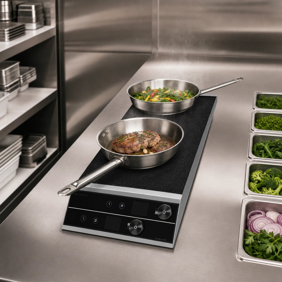 Front-to-Back Countertop Layout
