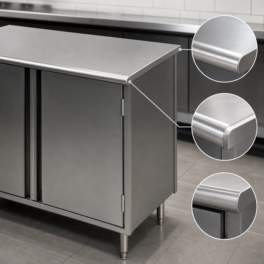 14-Gauge 304 Stainless Steel Top