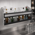 Thumbnail image #3 for Glastender Single 16-Inch Stainless Steel Open Step-and-Rail Speed Rail