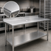 Thumbnail image #3 for BlendPort Deluxe Series Stainless Steel Work Table with Backsplash and Undershelf, 60W x 30D