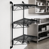 Thumbnail image #3 for Quantum Wall-Mounted Cantilever Starter Shelving Unit with 3 Wire Shelves