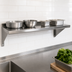 Thumbnail image #3 for BK Resources T-430 Economy Wall-Mounted Stainless Steel Shelf, 48 x 12 Inches
