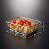 Thumbnail image #3 for Zorro Small Rectangular Wire Serving Basket with Chrome Finish, 9 x 6 x 2.5 Inches
