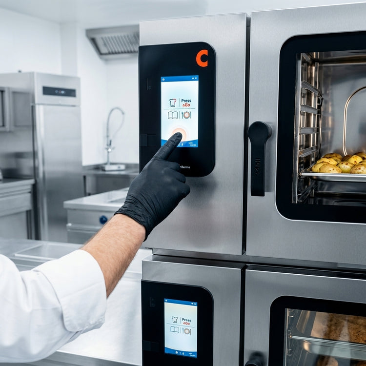 Product image #3 for Convotherm K-12 Maxx Pro C4 easyTouch Double Stack Electric Boilerless Combi Oven Package (6.20ES-N / 10.20ES-N)