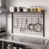 Thumbnail image #3 for Metro SmartWall Wall-Mounted Station Base Kit Starter Unit with 24 x 48 Wire Grid and 18 x 48 Wire Shelf