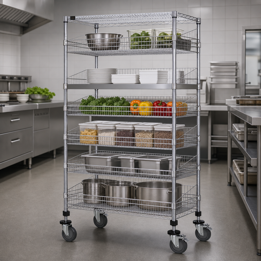 Shelf and Basket Storage