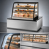 Thumbnail image #3 for Countertop Hot Self-Serve Merchandiser with Curved Glass, 35 Inch Wide, Stainless Steel