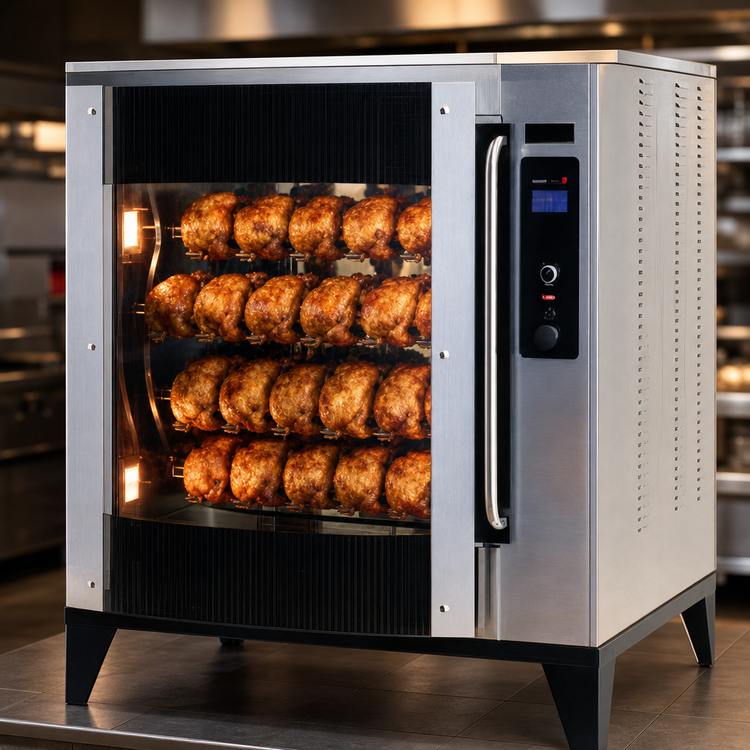 Product image #3 for BKI VGG-8-C Electric Single Deck Rotisserie Oven
