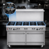Thumbnail image #3 for Southbend Ultimate 60-Inch Gas Restaurant Range with 6 Open Burners, 24-Inch Griddle/Broiler, and 2 Convection Ovens
