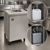 Thumbnail image #3 for Advance Tabco 26-Inch Stainless Steel Self-Contained Mobile Hand Sink with Hot & Cold Water